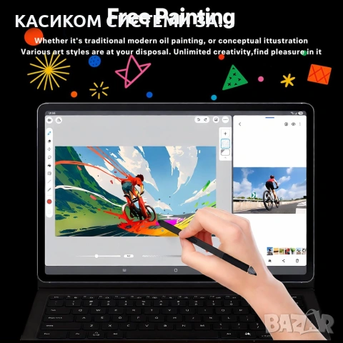 Таблет Ultra Max  – 10.1 инча, 16GB RAM, 512GB ROM, Android 13 MTK6750 Octa-core , снимка 11 - Таблети - 55084120