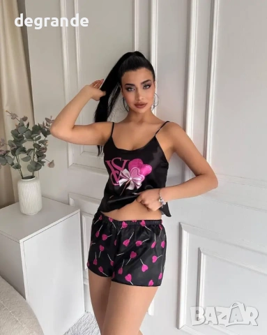 🎀Дамски Комплект спално бельо🎀Victoria's Secret🎀 100% сатен 