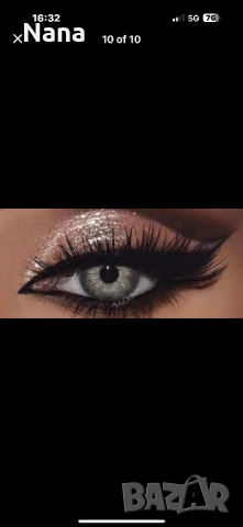 Цветни лещи сини,зелени,сиви,лешников кафяв цвят, снимка 11 - Козметика за лице - 48311603