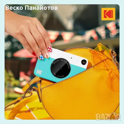 KODAK Printomatic пълноцветен цифров фотоапарат за моментално печат, снимка 4 - Фотоапарати - 55461874