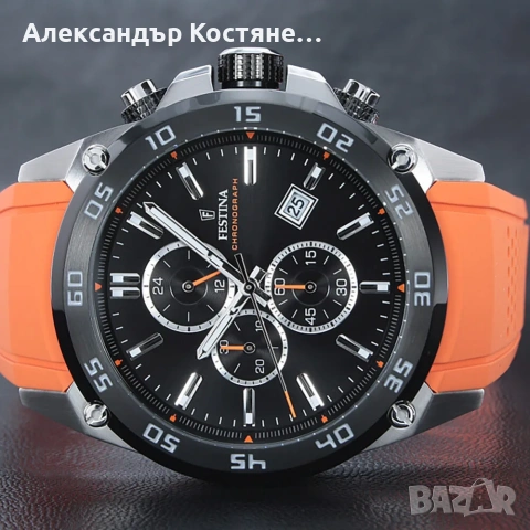 Нов часовник Festina The Originals 20330/4 - гаранция, снимка 2 - Мъжки - 55213929
