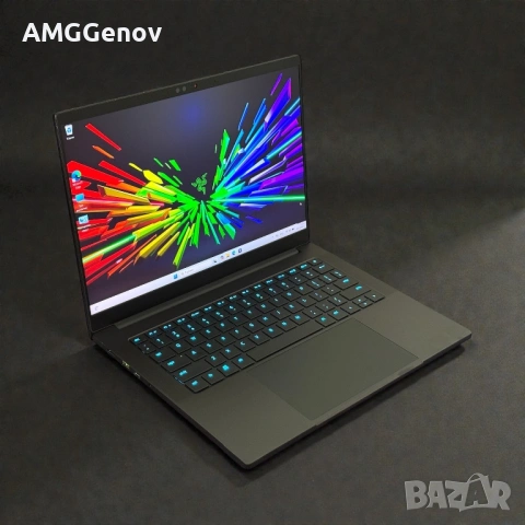 14’ QHD 240 Hz/RTX 4070 8GB/Ryzen 9-8945HS/Razer Blade 14/32GB DDR5/1TB SSD, снимка 3 - Лаптопи за игри - 54719867