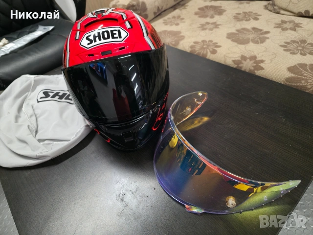 Продавам Shoei X-spirit 3 S/XS, снимка 3 - Спортна екипировка - 54325511