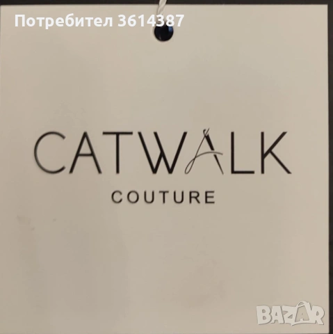 Абитуриентска рокля НОВА с етикет CATWALK COUTURE тъмносин цвят, снимка 5 - Рокли - 54544200