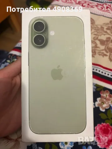 iPhone 17, зелен, само eSIM. С кутия и всички аксесоари, снимка 2 - Apple iPhone - 55541593