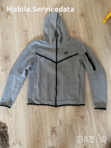Мъжко Горнище Nike Tech Fleece Grey
