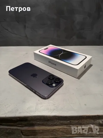 ПЕРФЕКТЕН Iphone 14 Pro 256 GB Deep Purple, 100% батерия