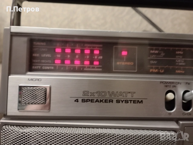 TELEFUNKEN CR-100 радиокасетофон , снимка 4 - Радиокасетофони, транзистори - 55138804