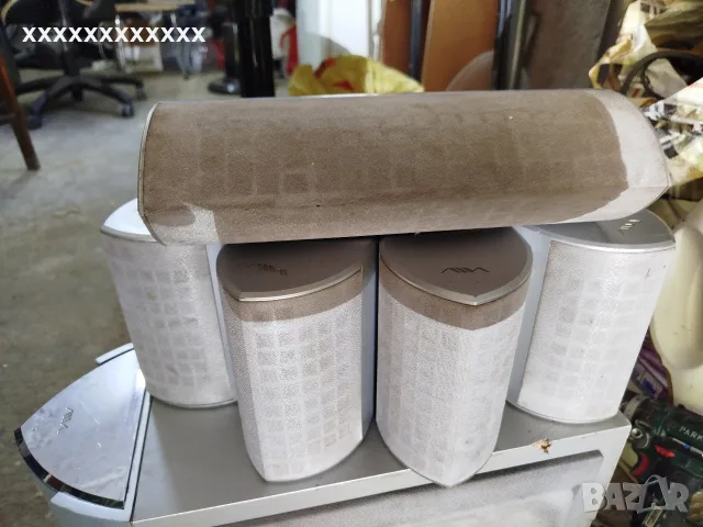 Колони съраунд и буфер от система за домашно кино aiwa 5x60w+ 100w буфер, снимка 5 - Тонколони - 55680228