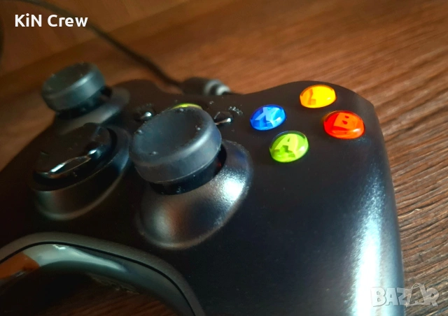 Microsoft Xbox 360 Controller - Wired / Оригинален жичен контролер, снимка 7 - Аксесоари - 54396826