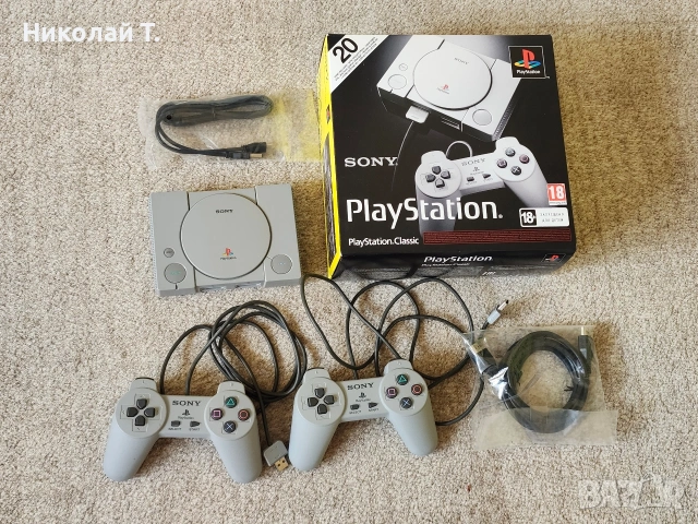 Sony Playstation Classic с 20 игри, снимка 2 - PlayStation конзоли - 54143162