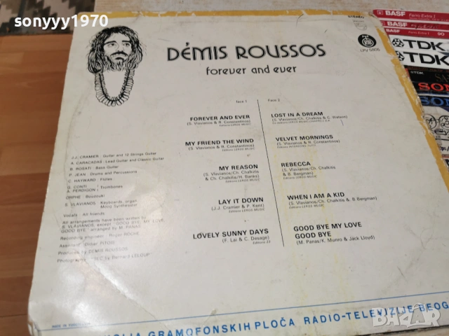 DEMIS ROUSSOS 0805261938L1, снимка 10 - Грамофонни плочи - 54477927