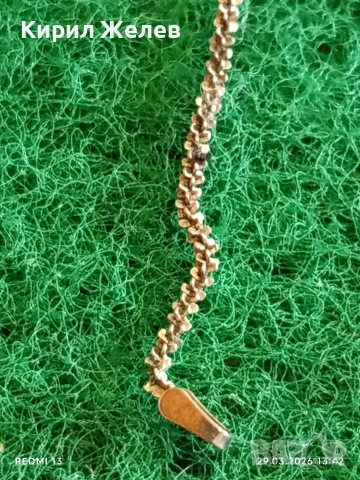 Сребърен синджир красива плетка подходящ аксесоар за ежедневието 43069, снимка 2 - Колиета, медальони, синджири - 54014105