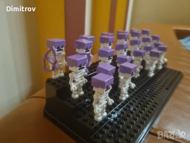 Lego Minecraft скелет минифигура -25бр, снимка 3 - Конструктори - 51871889