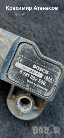 0281002680. Мап сензор за Хонда акорд VIII. дизел 2.2 I-DTEC. 150кс. 2010г, снимка 2 - Части - 55166320