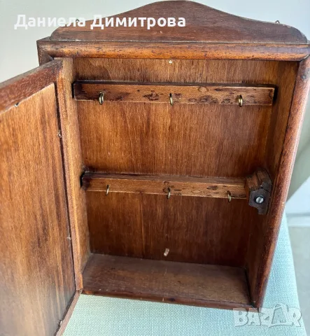 Дървена кутия за ключове, снимка 4 - Декорация за дома - 55310076