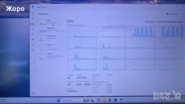 hp probook 445 g8 5800U, снимка 4 - Лаптопи за работа - 55541865
