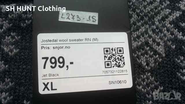 SNJOR Sweater 50% Wool размер L / XL блуза 50% Вълна - 2530, снимка 9 - Пуловери - 54167110