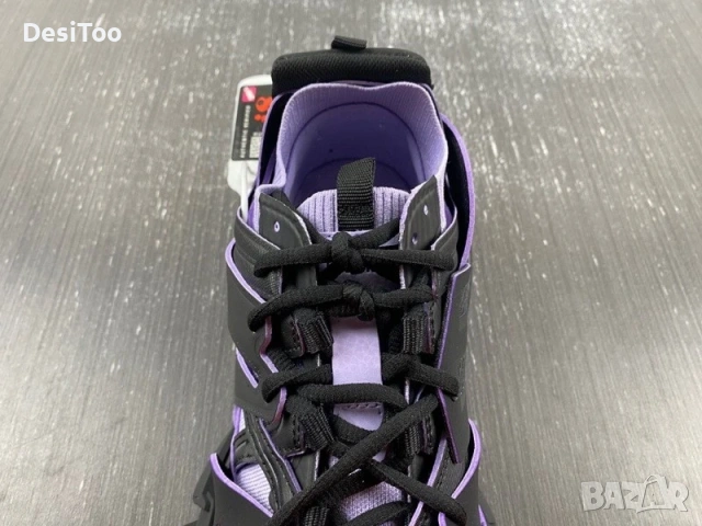 Balenciaga Track Sneaker "Black/Purple" , снимка 10 - Маратонки - 54358818