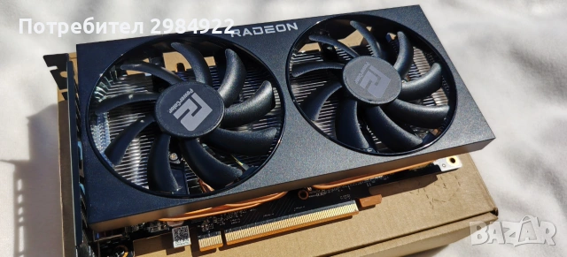 ВИДЕОКАРТА ATI RADEON RX6600XT 8GB DDR6 PCIe 4.0 POWERCOLOR, снимка 2 - Видеокарти - 55191970