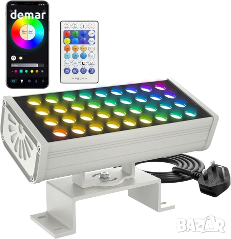Govee смарт LED външно осветление за монтаж с RGB + CCT, дистанционно управление и таймер