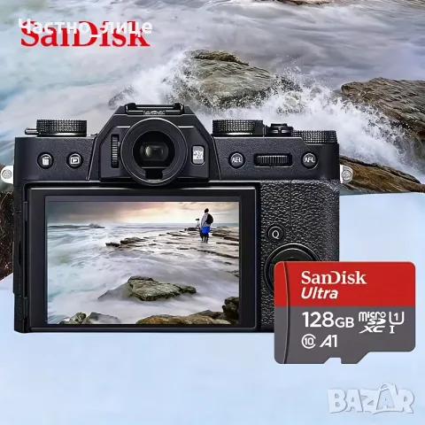 SanDisk MicroSDXC Card 128GB A1 Class 10, снимка 5 - Карти памет - 55434044