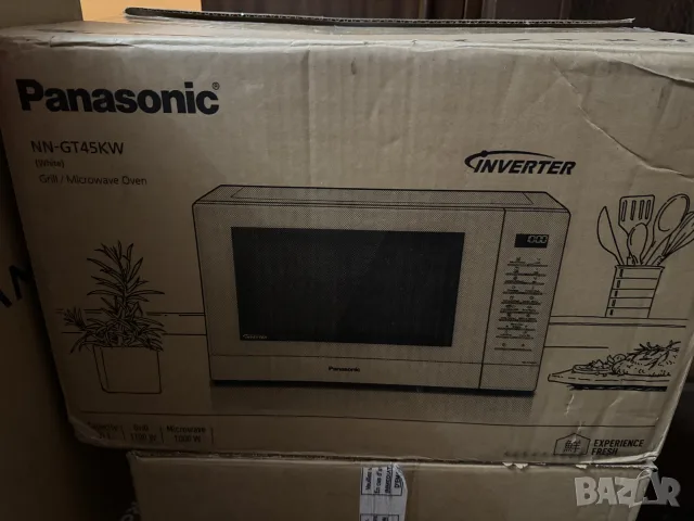 Инверторна Микровълнова Фурна с Грил Panasonic NN-GT45KWSUG (31L, 1000W), снимка 6 - Микровълнови - 55590443