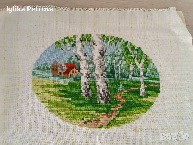 Гоблени Фенерчето,воденичката,есен и зима, снимка 3 - Гоблени - 55081035