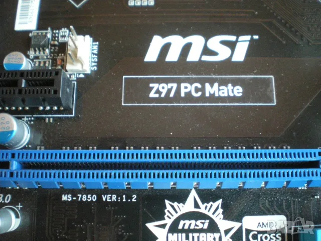Дънна платка MSI Z97 PC Mate LGA 1150, снимка 2 - Дънни платки - 55654029