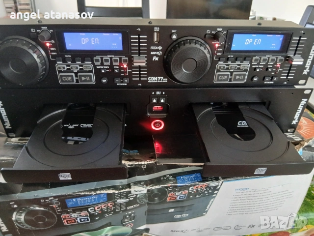 Продавам професионален CD player Numark CDN-77, снимка 2 - Аудиосистеми - 55069456