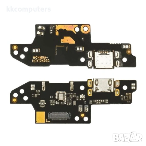 Конектор зареждане за XIAOMI Redmi 10A на платка с микрофон и компоненти