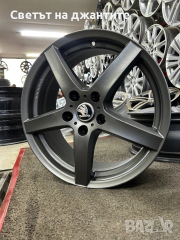Джанти 17 Цола 5х112 VW Passat Tiguan Golf 6 7 T Roc Skoda Octavia Karoaq Super , снимка 9 - Гуми и джанти - 54126521
