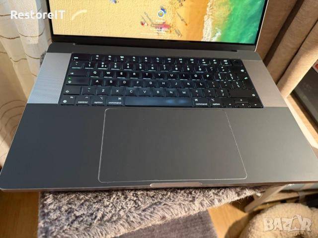 Macbook Pro 16'' M1 Max 64GB RAM/1TB - 88% battery, пълен комплект, снимка 7 - Лаптопи за работа - 54825467