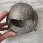 Стар съд за хайвер сладко с похлупак посребрен , снимка 11