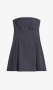Дамска тъмносиня рокля, Bershka, снимка 1