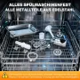 1300W Професионална Електрическа Месомелачка Anatole, Индустриален Клас, Неръждаема стомана, снимка 5