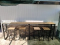 Изработка на бар плотове и бар столове от метал, снимка 10