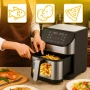 Фритюрник с горещ въздух XXL - 8 литра, 1800 W и 12 програми, снимка 5
