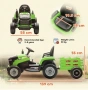 Детски електрически трактор с ремарке 12V, снимка 3