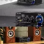 AK-280 компактен Hi-Fi стерео усилвател 2 × 40 W с RCA и AUX вход + Гаранция, снимка 6