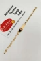 Златна детска гривна 14К.Тегло 2.95 гр.Дължина 15 см.Цена 240 €., снимка 2