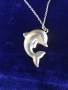 Сребърно колие/медальон/синджир, снимка 4