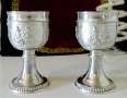 Калаена чаша с картини Цигуларят,Гайдарят,Юнкерът. , снимка 4