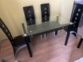 Продавам маса за хранене и четири стола., снимка 2