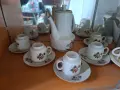 Сервиз за кафе с флорални мотиви, снимка 1