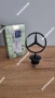 Емблема тип мерник за Mercedes-Benz 43мм основа черен гланц, снимка 2