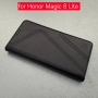 Honor Magic 8 Lite калъф страничен с прегради и закопчаване черен , снимка 3