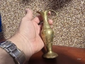 Лот медни антики - кана, амфора, вазичка, парфюмник, мастилница, снимка 5