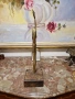 Страхотна антикварна бронзова пластика фигура статуетка скулптура , снимка 6