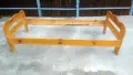 Дървена рамка за легло от масивно дърво - 3 броя, снимка 2